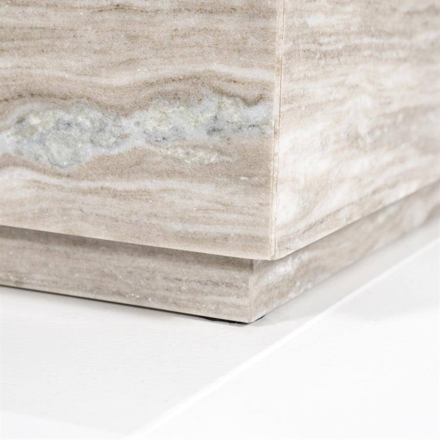 Salontafel Vince – marmer & MDF zand