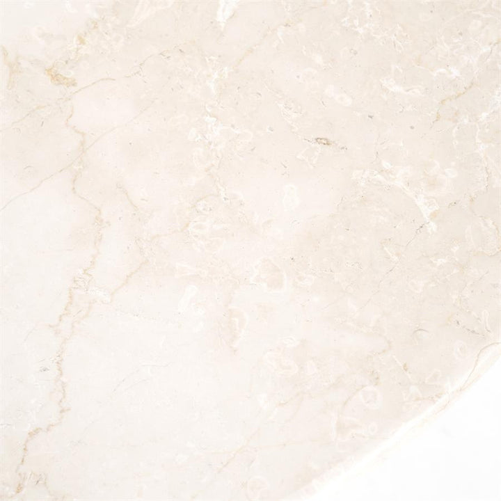 Salontafel Sara – mangohout & travertin beige