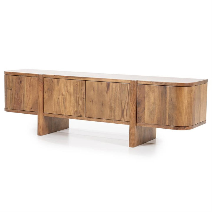 TV-meubel Julian – acaciahout naturel 4 deuren 170cm