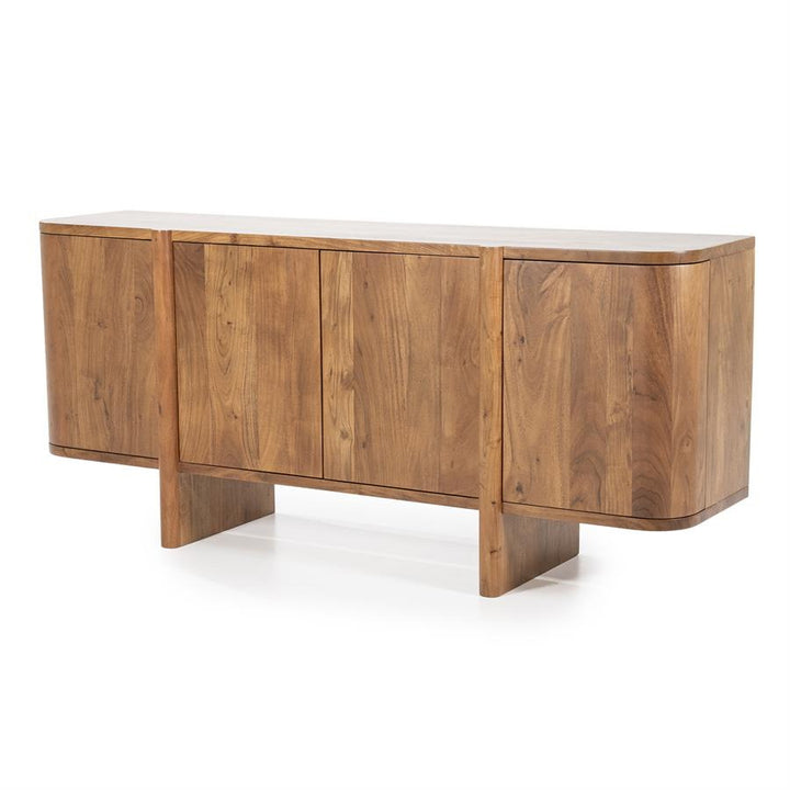 Dressoir Julian – acaciahout 4drs. naturel