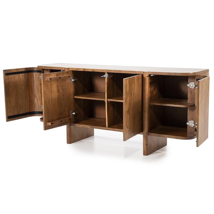 Dressoir Julian – acaciahout 4drs. naturel