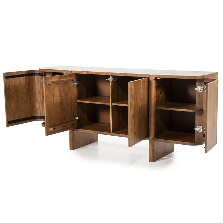 Dressoir Julian – acaciahout 4drs. naturel