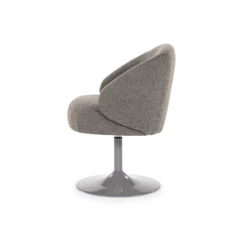 Stoel Ruben – stof & metaal bruin bogda