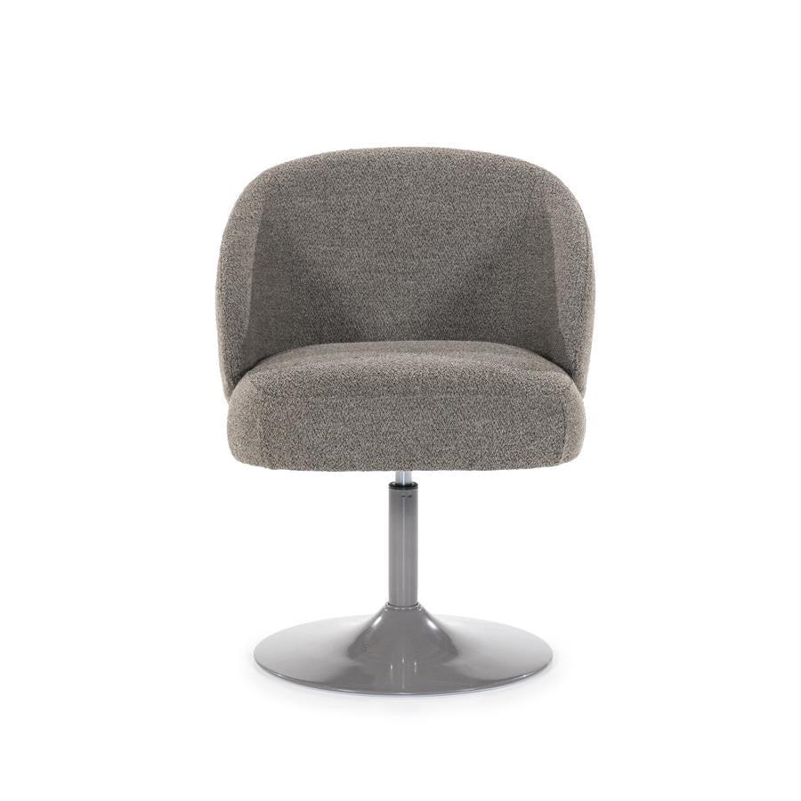 Stoel Ruben – stof & metaal bruin bogda