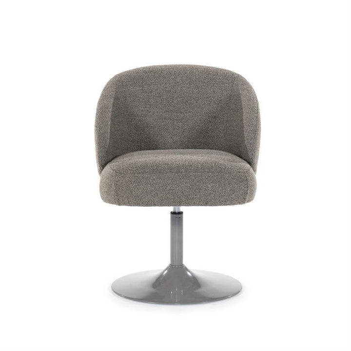 Stoel Ruben – stof & metaal bruin bogda