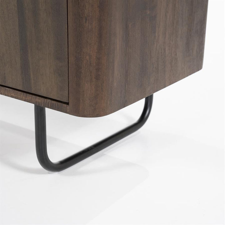 TV meubel James – mangohout & metaal bruin