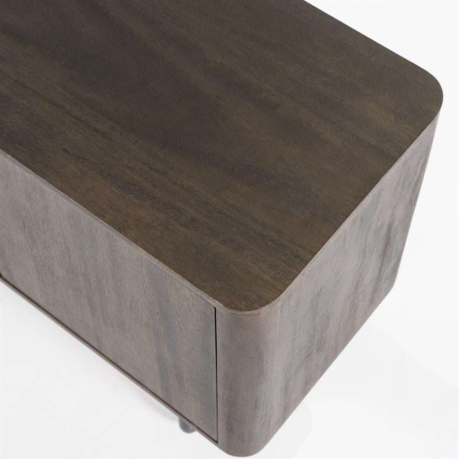 TV meubel James – mangohout & metaal bruin