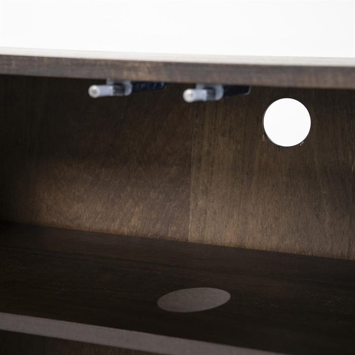 TV meubel James – mangohout & metaal bruin