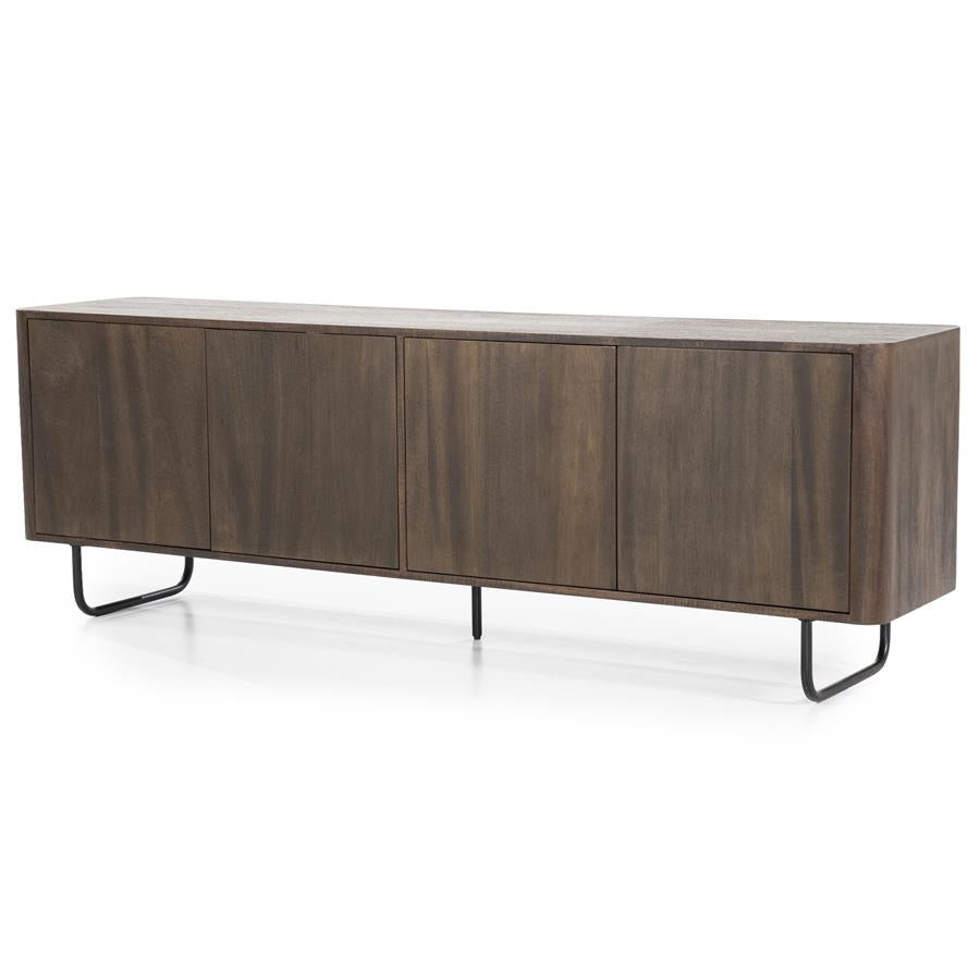 TV meubel James – mangohout & metaal bruin