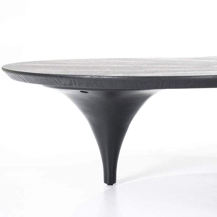 Salontafel Fay – eikenfineer zwart