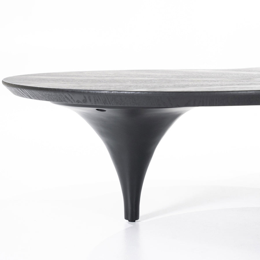 Salontafel Fay – eikenfineer zwart