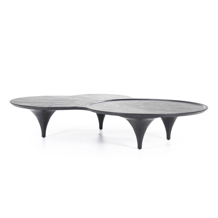 Salontafel Fay – eikenfineer zwart