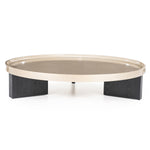 Salontafel Mayson – MDF & eikenfineer beige 120x120x25cm
