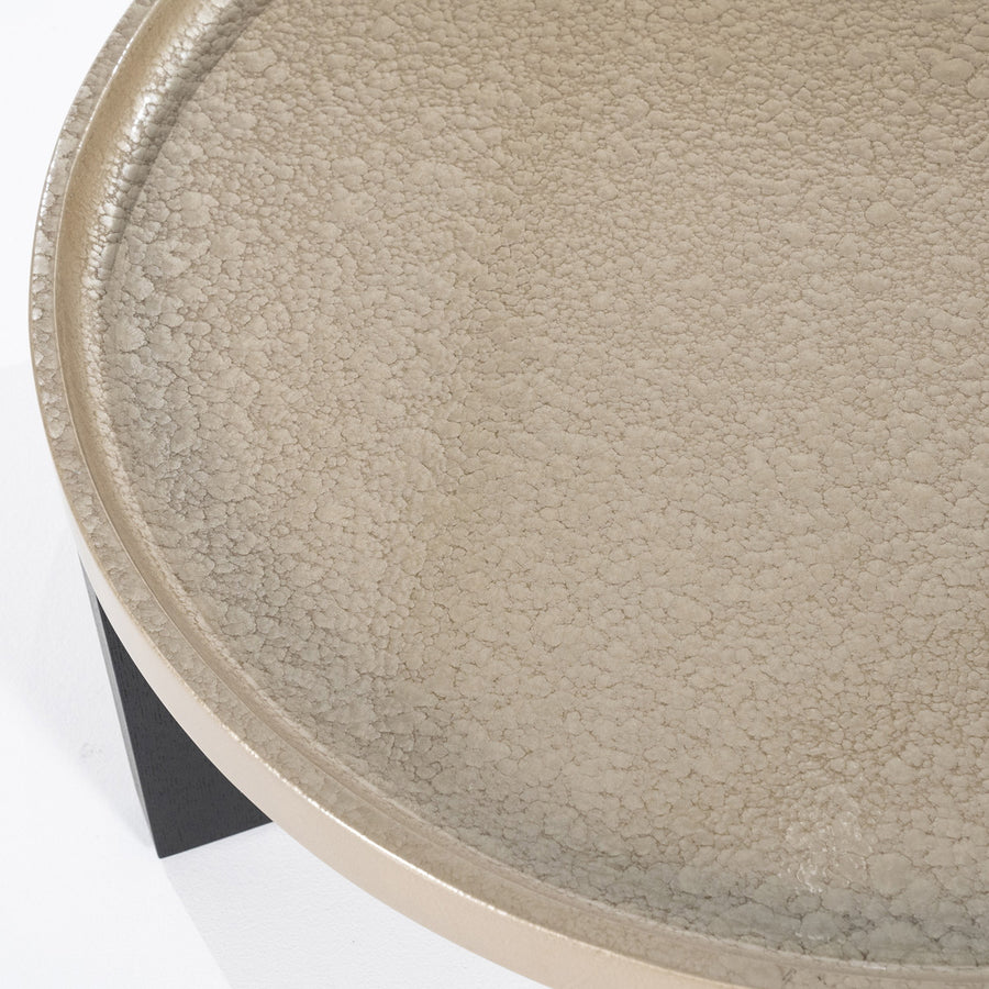 Salontafel Mayson – MDF & eikenfineer beige 90x90x35cm