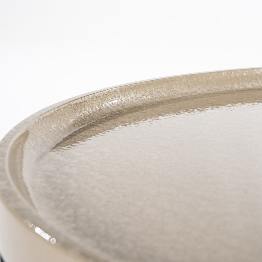 Salontafel Mayson – MDF & eikenfineer beige 90x90x35cm