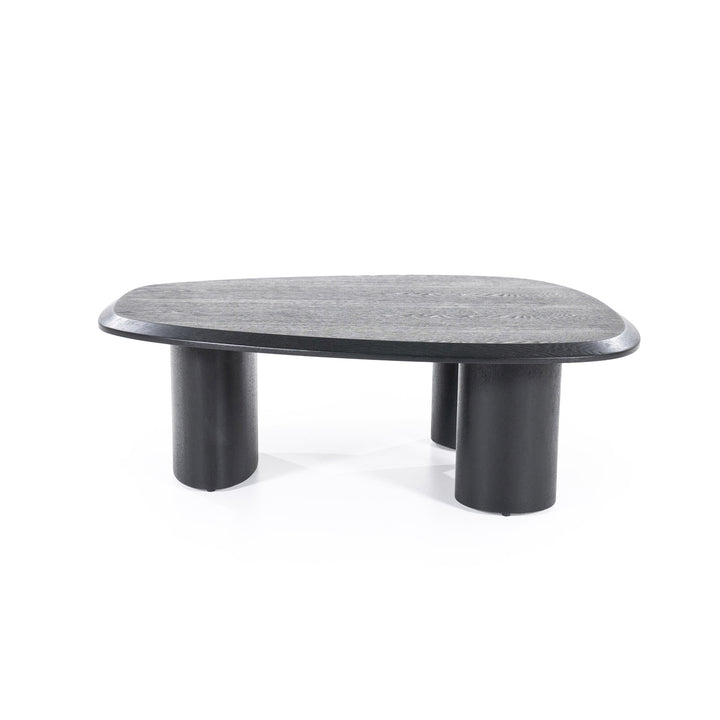 Salontafel Walter – eikenfineer zwart 96x78cm