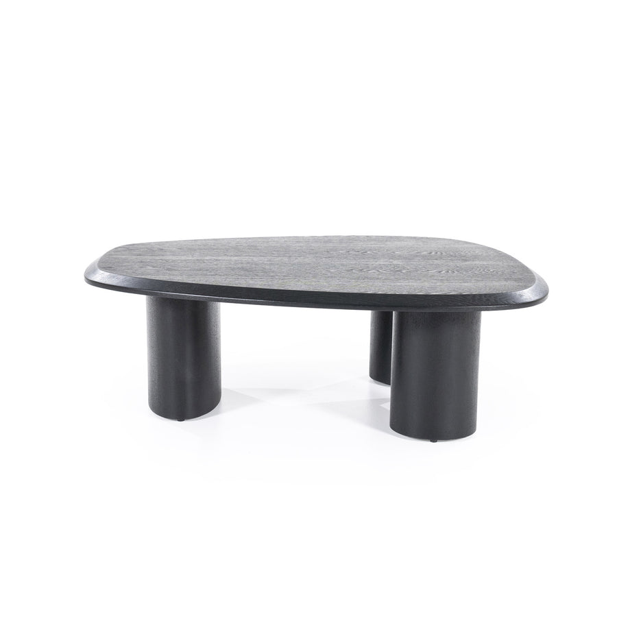 Salontafel Walter – eikenfineer zwart 96x78cm