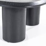 Salontafel Walter – eikenfineer zwart 96x78cm