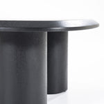 Salontafel Walter – eikenfineer zwart 96x78cm