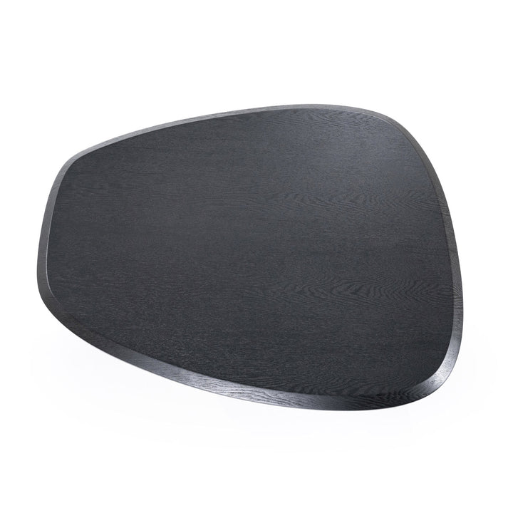 Salontafel Walter – eikenfineer zwart 96x78cm