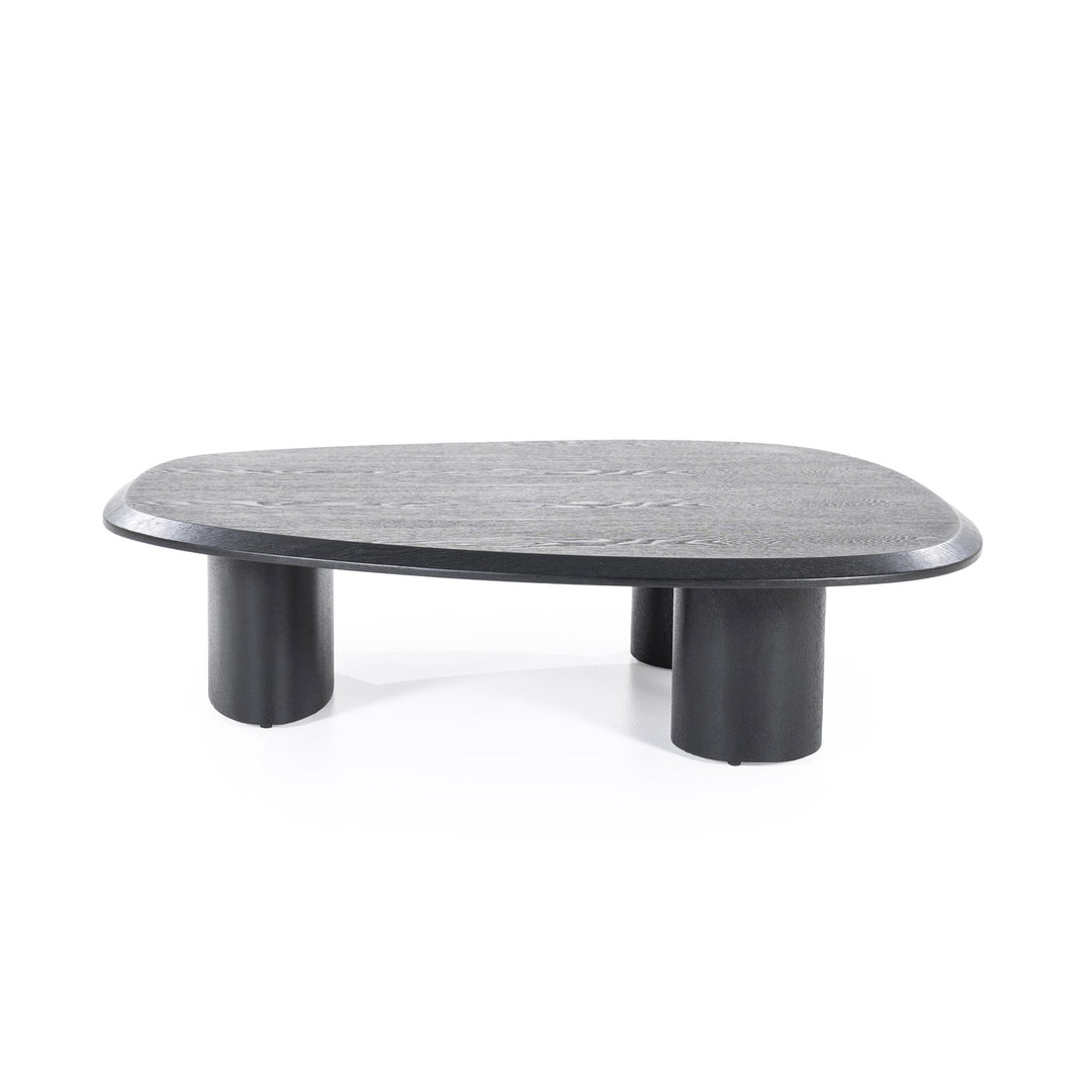 Salontafel Walter – eikenfineer zwart 106x88cm