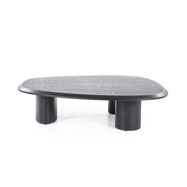 Salontafel Walter – eikenfineer zwart 106x88cm