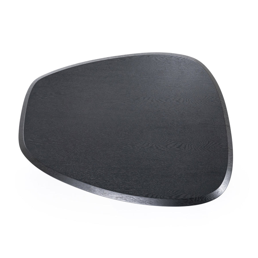 Salontafel Walter – eikenfineer zwart 106x88cm