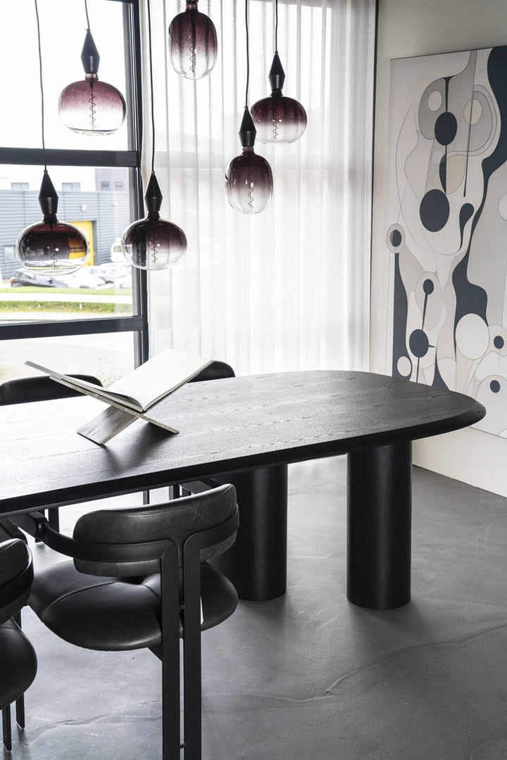Eettafel Walter – eikenfineer zwart 300x120cm