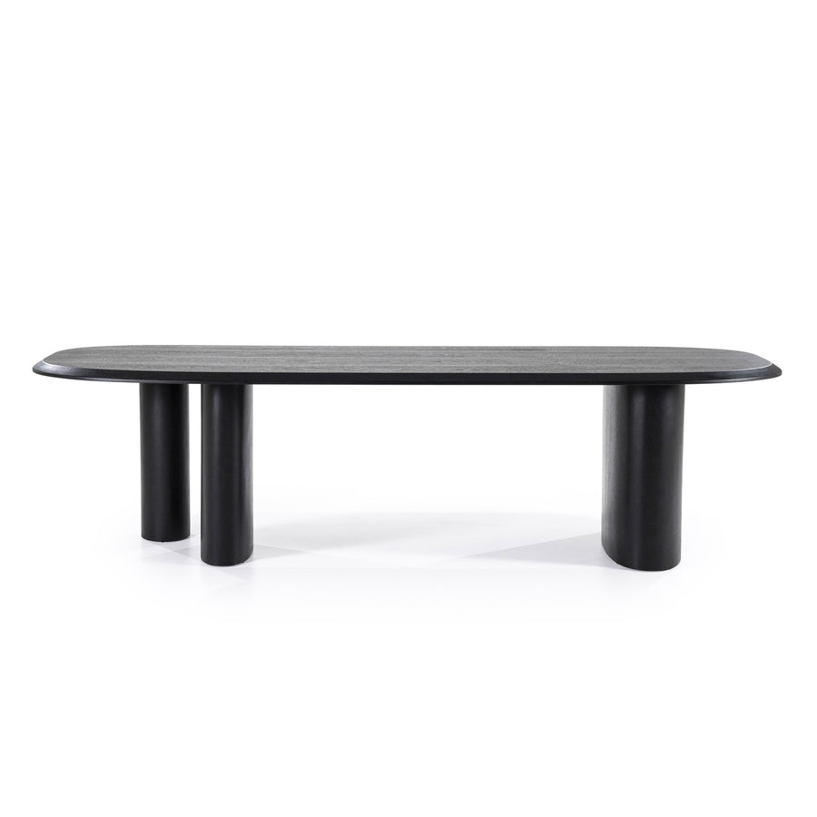 Eettafel Walter – eikenfineer zwart 300x120cm
