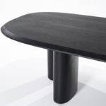 Eettafel Walter – eikenfineer zwart 300x120cm