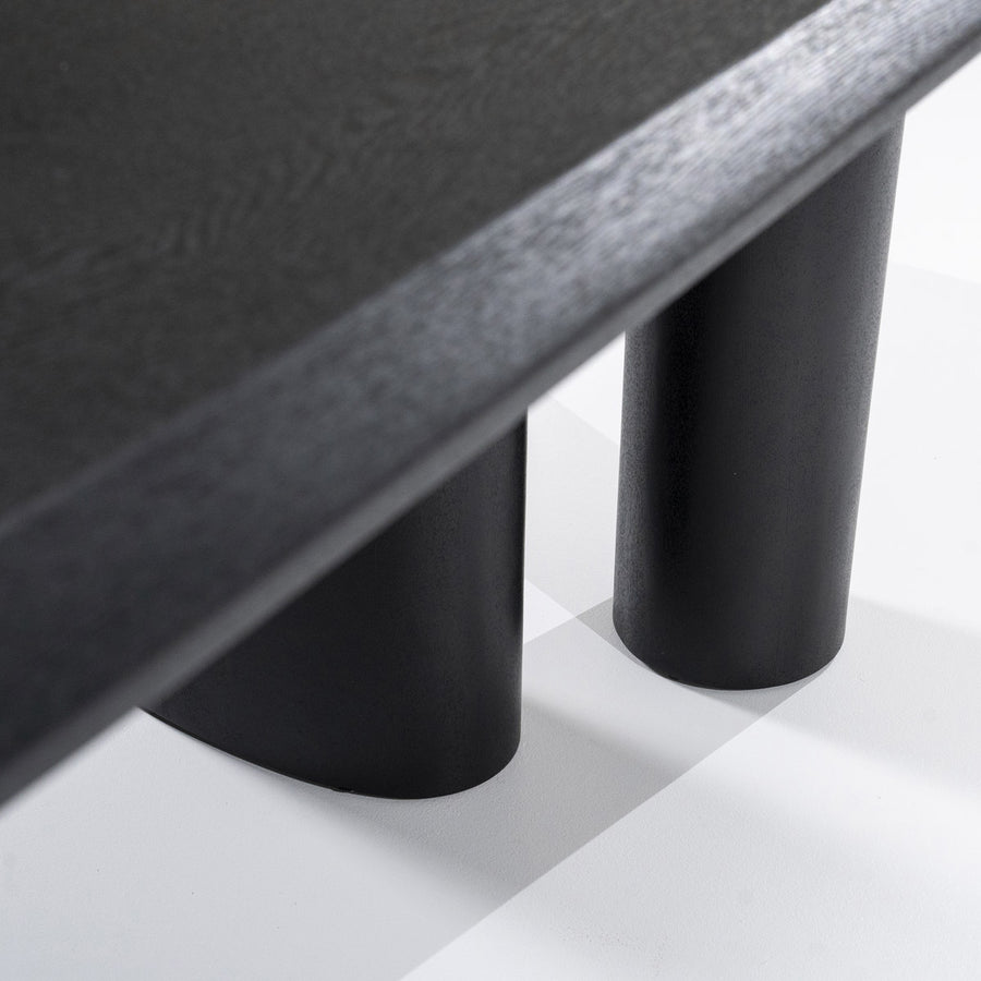 Eettafel Walter – eikenfineer zwart 300x120cm