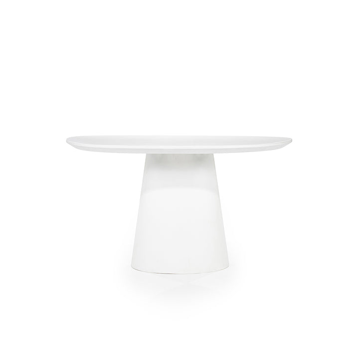 Rond Eettafel Elin – magnesium oxide & glasvezel wit 130cm