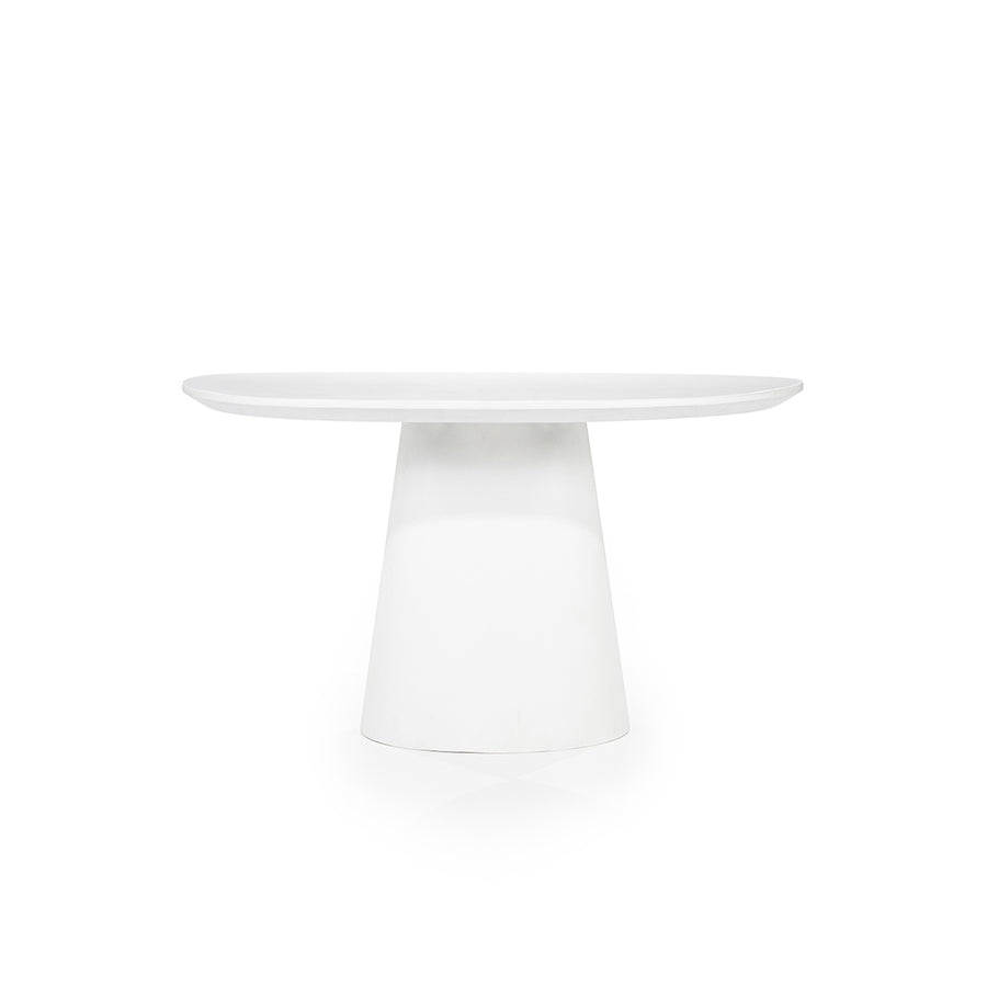 Rond Eettafel Elin – magnesium oxide & glasvezel wit 130cm