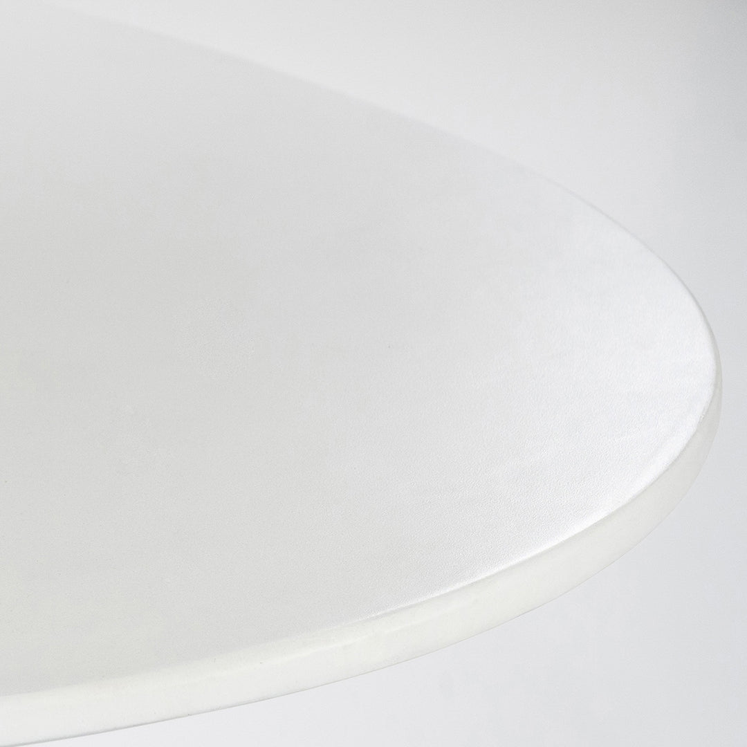Rond Eettafel Elin – magnesium oxide & glasvezel wit 130cm