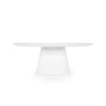 Ovaal Eettafel Elin – magnesium oxide & glasvezel wit 200cm