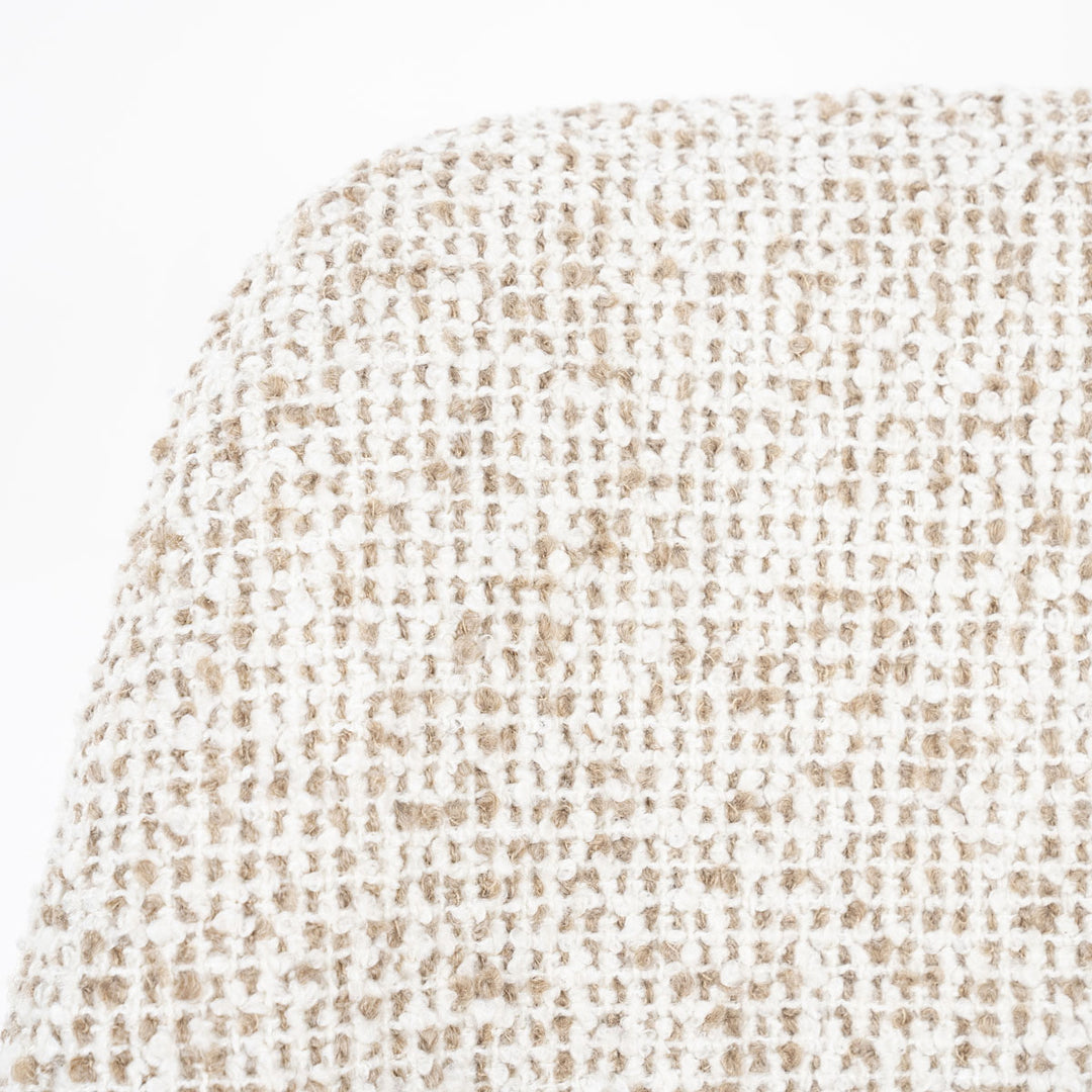 Stoel Jon – stof & metaal beige maywood