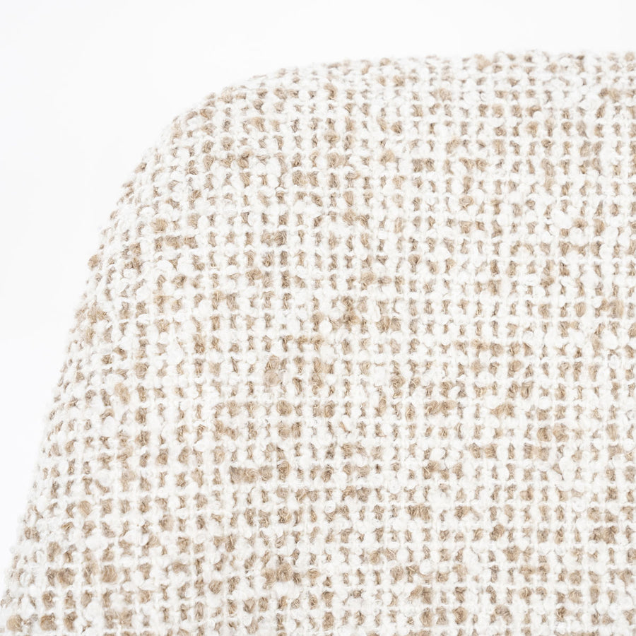 Stoel Jon – stof & metaal beige maywood