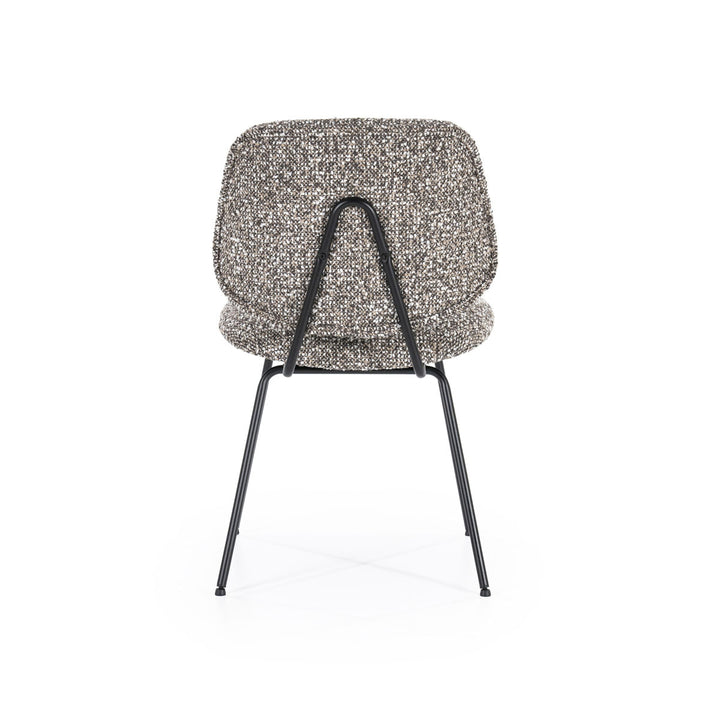 Stoel Jon – stof & metaal taupe maywood