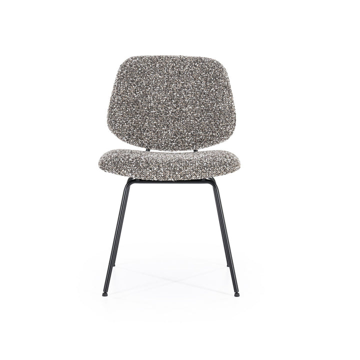 Stoel Jon – stof & metaal taupe maywood