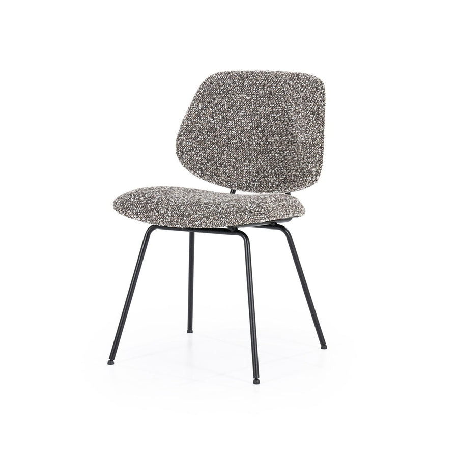 Stoel Jon – stof & metaal taupe maywood