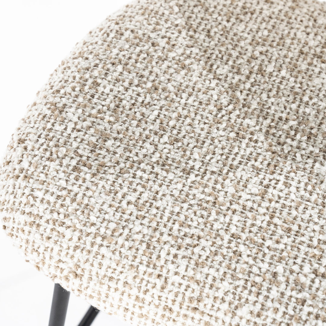 Barstoel Jon – stof & metaal beige maywood
