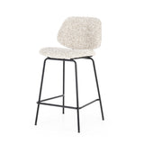 Barstoel Jon – stof & metaal beige maywood