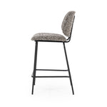 Barstoel Jon – stof & metaal taupe maywood