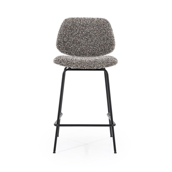 Barstoel Jon – stof & metaal taupe maywood