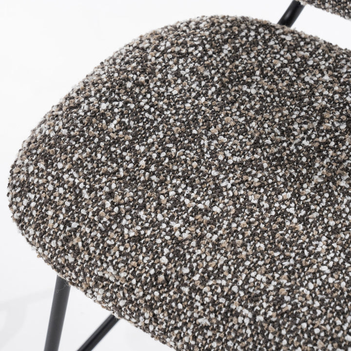 Barstoel Jon – stof & metaal taupe maywood