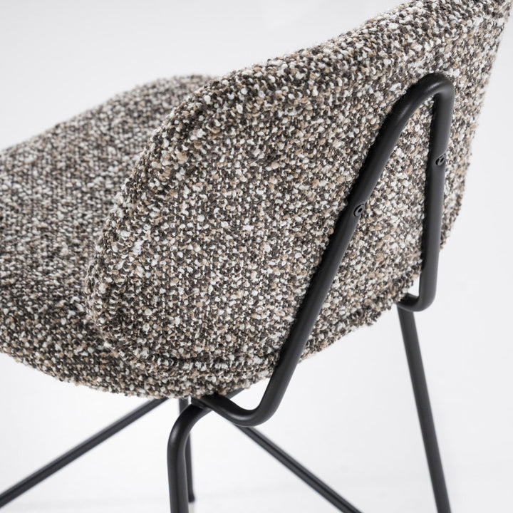 Barstoel Jon – stof & metaal taupe maywood