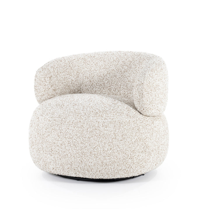 Fauteuil Maeve – stof & metaal beige maywood