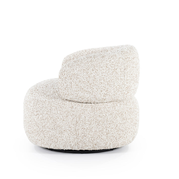 Fauteuil Maeve – stof & metaal beige maywood