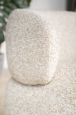 Fauteuil Maeve – stof & metaal beige maywood