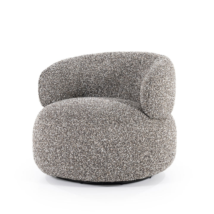 Fauteuil Maeve – stof & metaal taupe maywood